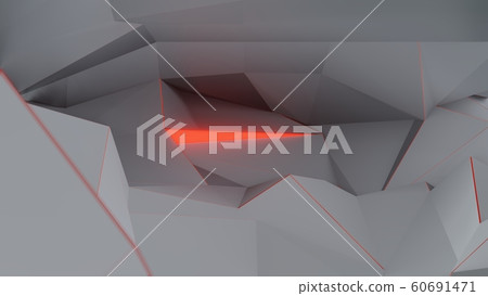 Background of triangles with luminous edges Background of triangles with luminous edges 60691471