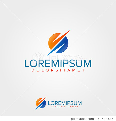 Circle Letter Z Logo Template 60692387