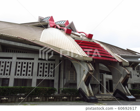 ``Okinawa Prefectural Budokan'' is a martial arts center located in Okinawa Prefectural Okunoyama Park in Naha City, Okinawa Prefecture. 60692617