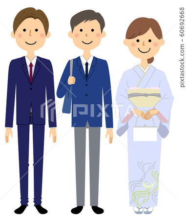 Entrance ceremony Family student 60692668