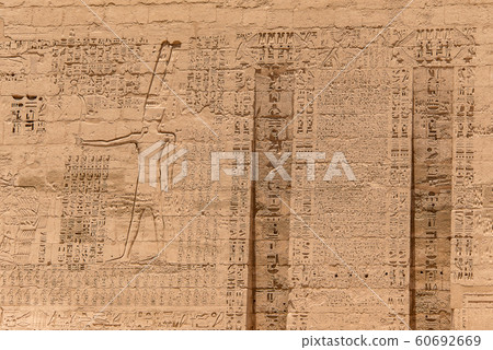 Temple Medinet Habu Egypt Luxor of Ramesses III is an important New Kingdom period structure in the West Bank of Luxor 60692669