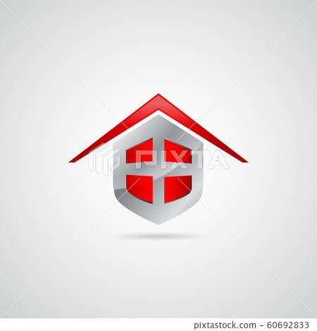 Home shield symbol logo Home shield symbol logo 60692833