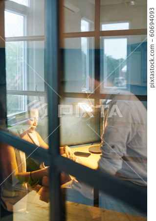 Business people discussing new project 60694093