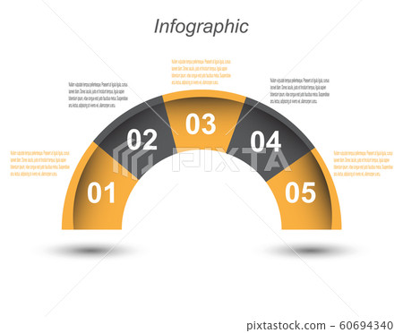 Info-graphic design template. Info-graphic design template. 60694340