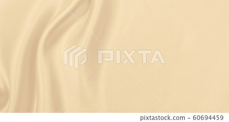 Smooth elegant golden silk or satin luxury cloth 60694459