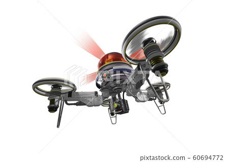 Police drone (camera equipped type: transparent material version) Police drone (camera equipped type: transparent material version) 60694772