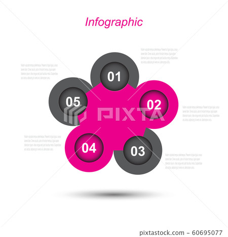 Info-graphic design template. Info-graphic design template. 60695077