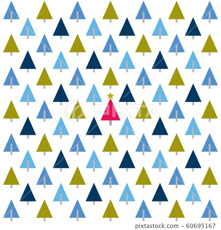 Christmas tree tree pattern - Stock Illustration [60695167] - PIXTA