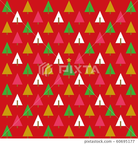 Christmas tree tree pattern 60695177