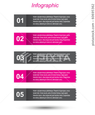 Info-graphic design template. - Stock Illustration [60695362] - PIXTA