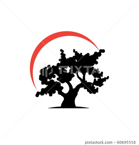 Oak Tree icon Vector Illustration design Logo - Stock Illustration ...