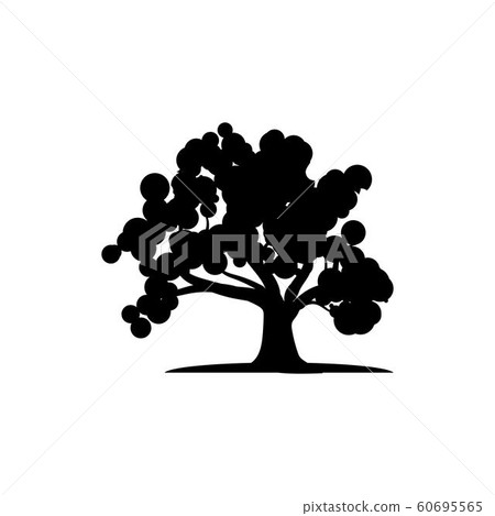 Oak Tree icon Vector Illustration design Logo 60695565