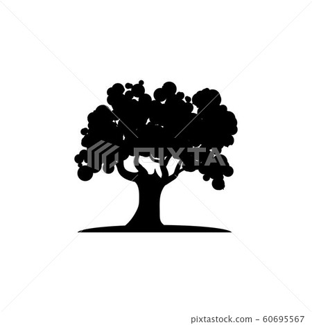 Oak Tree icon Vector Illustration design Logo 60695567
