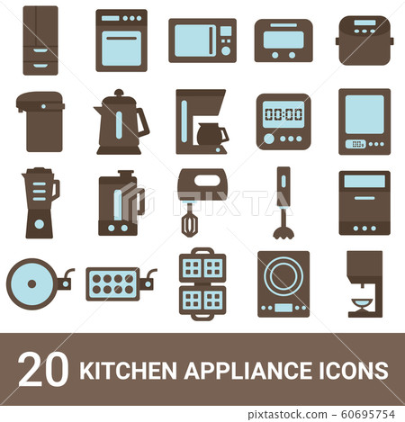Product icon Kitchen appliances Color 20 sets Product icon Kitchen appliances Color 20 sets 60695754