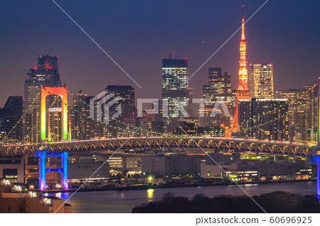 “東京”東京台場夜景 “東京”東京台場夜景 60696925