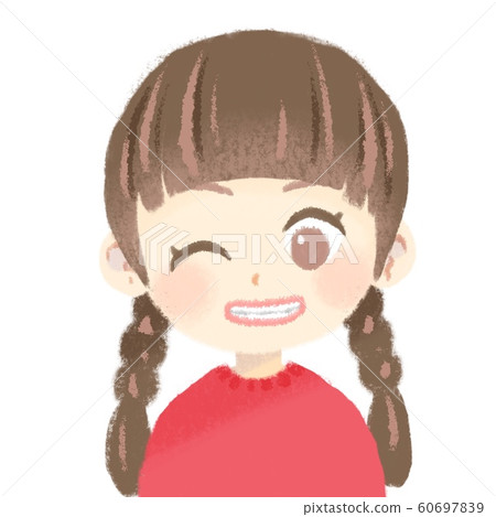 White teeth smiling child illustration White teeth smiling child illustration 60697839