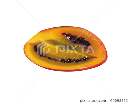 Tamarillo slice isolated on white Tamarillo slice isolated on white 60698852