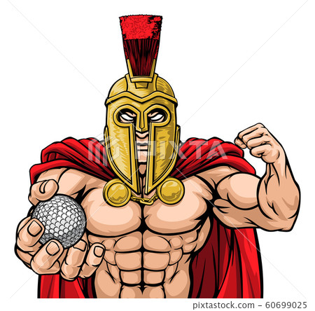 Spartan Trojan Golf Sports Mascot Spartan Trojan Golf Sports Mascot 60699025