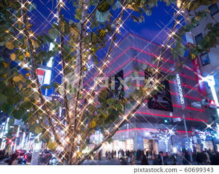 東京銀座的照明 60699343