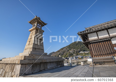 廣島縣福山市鞆之浦 鞆之浦的象徵性夜燈 60701568