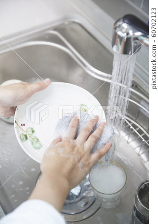 Close up of a lady hands, Daily life 082 60702123
