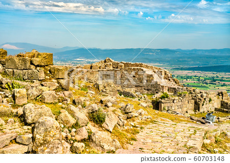 Ruins of the ancient city of Pergamon in Turkey Ruins of the ancient city of Pergamon in Turkey 60703148