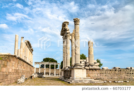The Temple of Trajan in Pergamon, Turkey The Temple of Trajan in Pergamon, Turkey 60703177