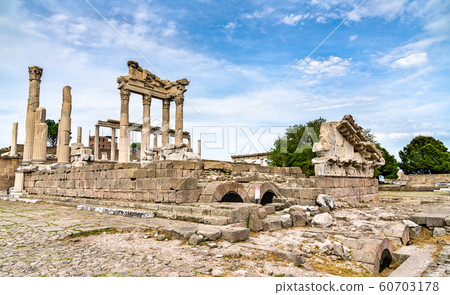 The Temple of Trajan in Pergamon, Turkey The Temple of Trajan in Pergamon, Turkey 60703178