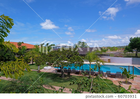 Luxury tropical hotel resort with swimming pool, near Porto Seguro, Bahia, Brazil 60703931