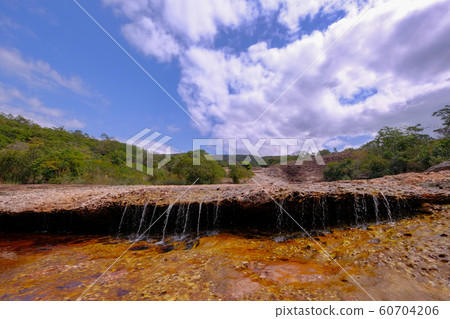 Lencois river with the Serrano pools and waterfalls, Lencois, Chapada Diamantina, Bahia, Brazil Lencois river with the Serrano pools and waterfalls, Lencois, Chapada Diamantina, Bahia, Brazil 60704206