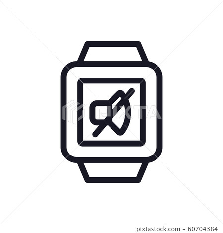 Phone Sound off or on Icon depicting lines showing Phone Sound off or on Icon depicting lines showing 60704384