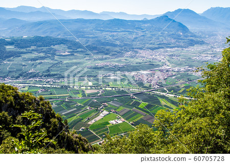 View of the Val d'Adige,  a valley of the Adige 60705728