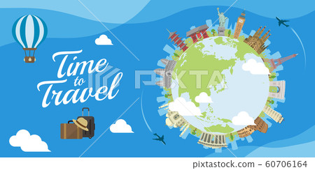 海外旅行/度假形象橫幅/世界著名建築物（廢墟，建築物，世界遺產） 60706164