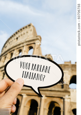 question do you want to speak italian, in italian question do you want to speak italian, in italian 60706788