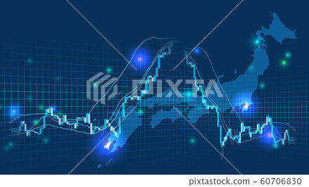 Cyber digital Japan stock chart image background Cyber digital Japan stock chart image background 60706830