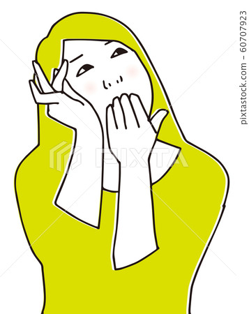 A girl with a strange pose like tights 60707923