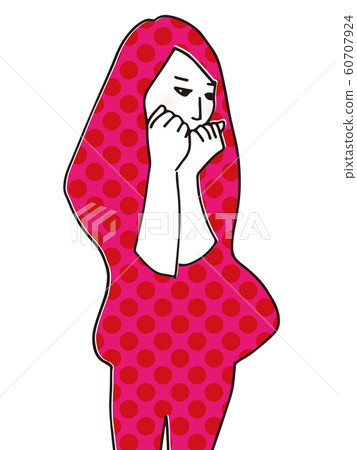 A girl with a strange pose like tights A girl with a strange pose like tights 60707924