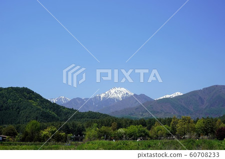 Mount Jonen (Azumino landscape) 60708233
