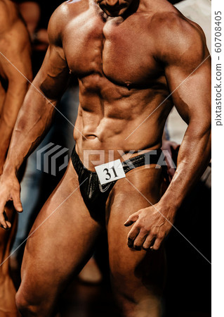 muscular male bodybuilder athlete 60708405