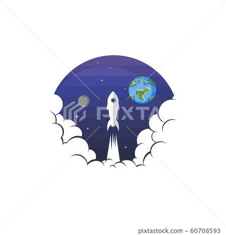 space exploration shuttle ship logo icon sign space exploration shuttle ship logo icon sign 60708593