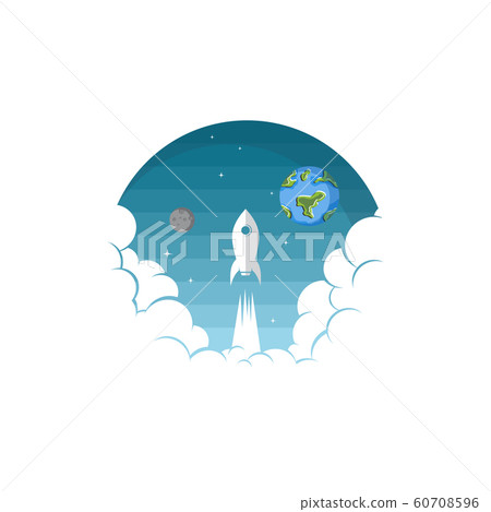 space exploration shuttle ship logo icon sign space exploration shuttle ship logo icon sign 60708596