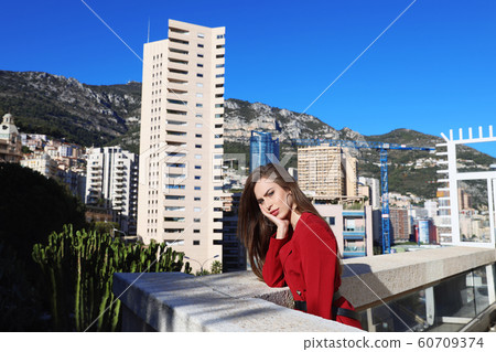 Beautiful Young Woman In Monaco 60709374