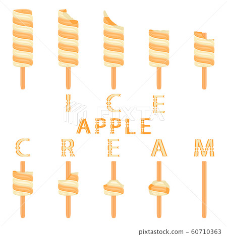 Vector illustration for natural ice cream Vector illustration for natural ice cream 60710363