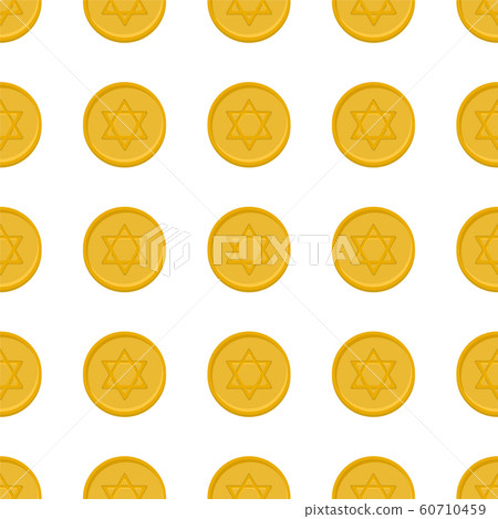 Illustration on theme big colored pattern coin Illustration on theme big colored pattern coin 60710459