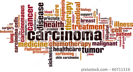Carcinoma word cloud Carcinoma word cloud 60711319