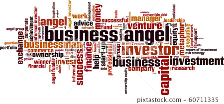 Business angel word cloud 60711335