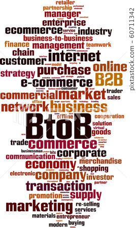 BtoB word cloud BtoB word cloud 60711342