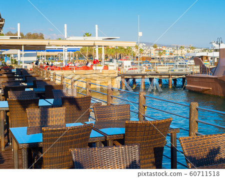 Sea restaurant Paphos port Cyprus 60711518