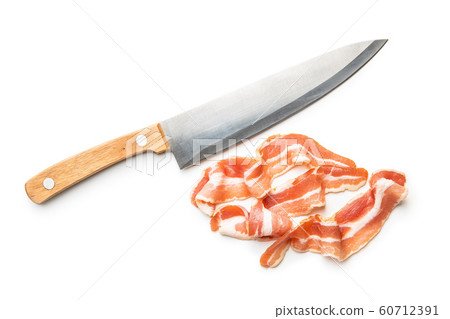 Smoked bacon strips. Smoked bacon strips. 60712391