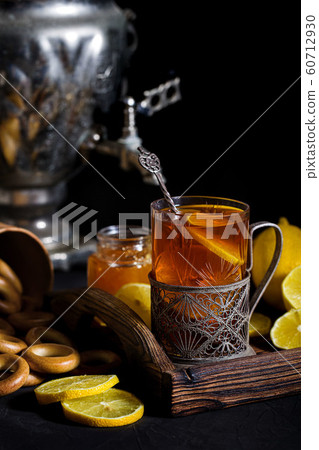 Russian tea from samovar 60712930